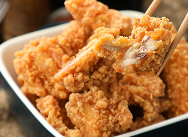 fried chicken meat